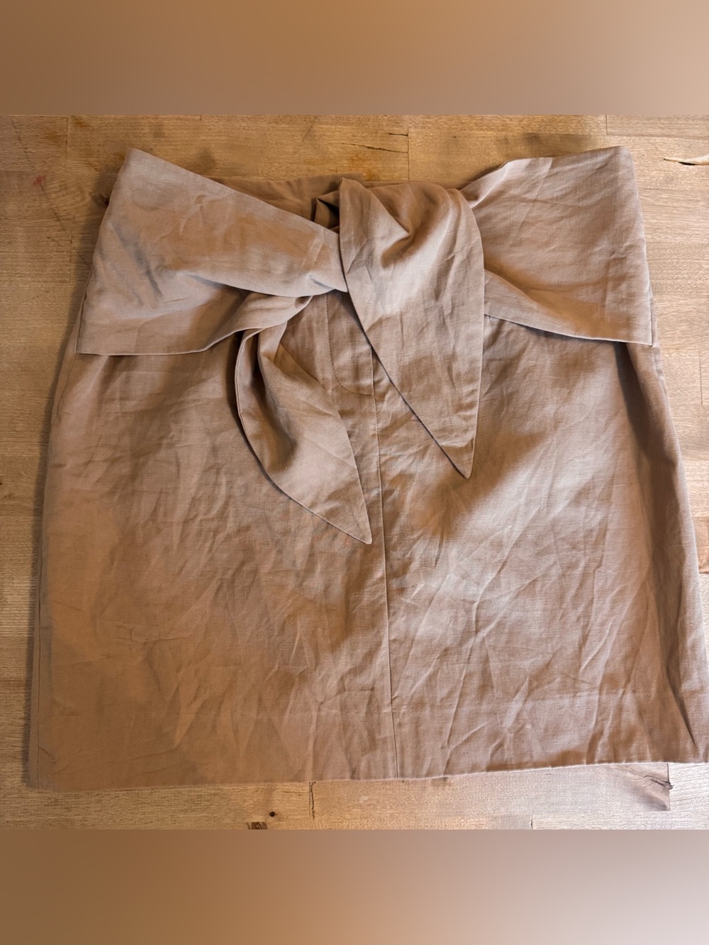 NWT Marie Oliver Keri Tie skirt in lion silk linen